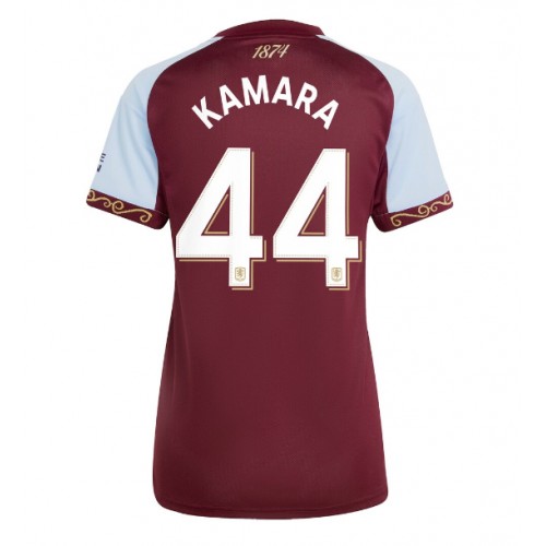 Ženski Nogometni dresi Aston Villa Boubacar Kamara #44 Domači 2025-26 Kratek Rokav